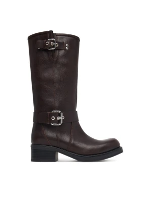 Weekend Max Mara Kozaki Addobbo 2625796034 Brązowy