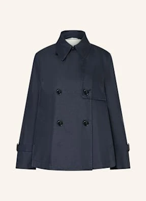 Weekend Max Mara Krótki Trencz Biglia blau