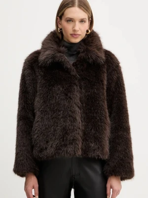 Weekend Max Mara kurtka BRENTA kolor brązowy przejściowa 2525086013600