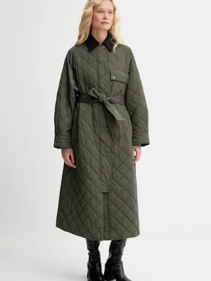 Weekend Max Mara kurtka COCCOLE kolor zielony przejściowa oversize 2525496092600
