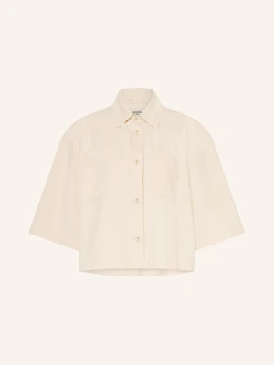 Weekend Max Mara Kurtka Dżinsowa Terra Z Rękawami 3/4 weiss 001 ECRU