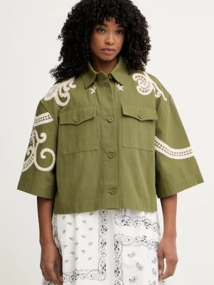 Weekend Max Mara kurtka koszulowa damska bawełniana COMO