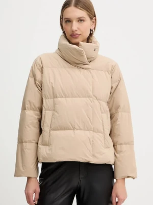 Weekend Max Mara kurtka puchowa KAISER kolor beżowy przejściowa 2525486022600