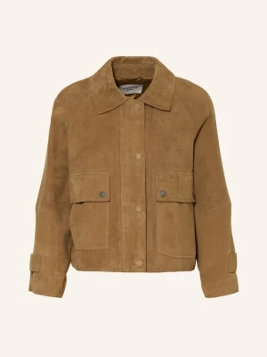 Weekend Max Mara Kurtka Skórzana Abito braun JASNOBRĄZOWY