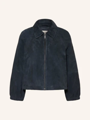 Weekend Max Mara Kurtka Skórzana Zuppa blau GRANATOWY