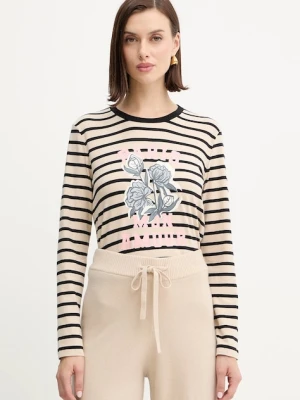 Weekend Max Mara longsleeve ALIAS kolor beżowy 2525946042600