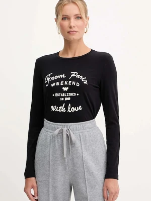 Weekend Max Mara longsleeve ALIAS kolor czarny 2525946042600