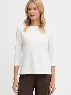 Weekend Max Mara longsleeve MULTIA kolor biały 2525946031600