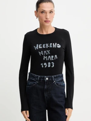 Weekend Max Mara longsleeve RENOIR kolor czarny 2525946032600