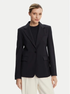 Weekend Max Mara Marynarka Lamine 2425046051 Granatowy Standard Fit