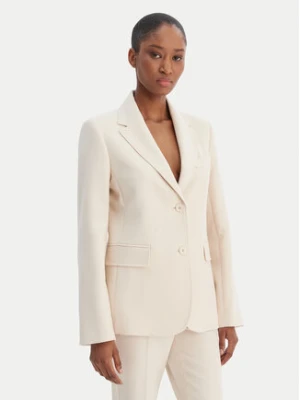 Weekend Max Mara Marynarka Uva 2615041061 Écru Slim Fit