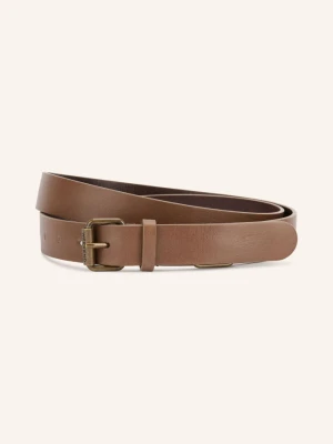 Weekend Max Mara Pasek Skórzany Saio braun