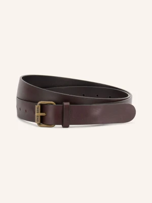 Weekend Max Mara Pasek Skórzany Saio braun
