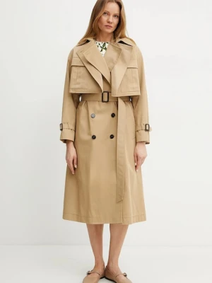 Weekend Max Mara płaszcz bawełniany