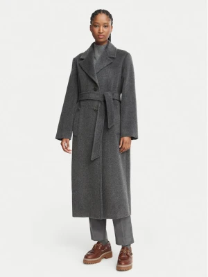 Weekend Max Mara Płaszcz wełniany Bronte 2625016112 Szary Regular Fit