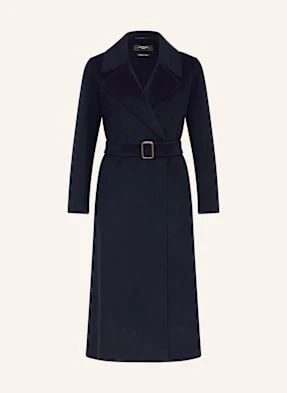 Weekend Max Mara Płaszcz Wełniany Manu blau