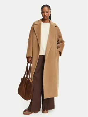Weekend Max Mara Płaszcz wełniany Tempera 2625016072 Brązowy jasny Regular Fit