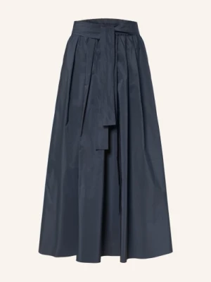 Weekend Max Mara Plisowana Spódnica blau GRANATOWY