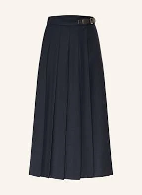 Weekend Max Mara Plisowana Spódnica Fastoso blau