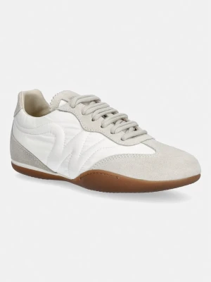 Weekend Max Mara sneakersy damskie zamszowe beżowy