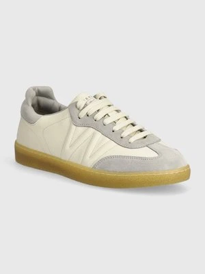 Weekend Max Mara sneakersy skórzane PACOBICOLOR kolor beżowy 2425766054600