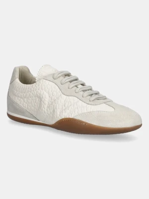 Weekend Max Mara sneakersy skórzane Wkalancia damskie kolor beżowy 2615761074600