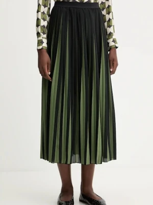 Weekend Max Mara spódnica BORA kolor zielony maxi rozkloszowana 2525106082600