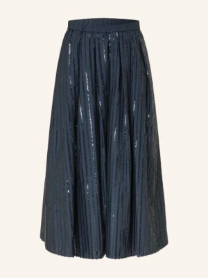 Weekend Max Mara Spódnica Fiordi Z Cekinami blau GRANATOWY