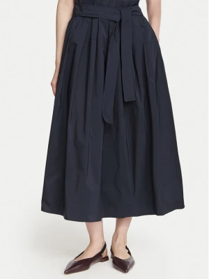 Weekend Max Mara Spódnica midi Alpaca 2625106041 Granatowy Regular Fit