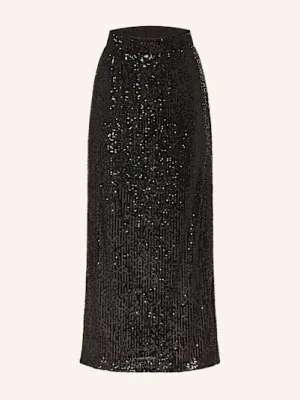 Weekend Max Mara Spódnica Ottelia Z Cekinami schwarz