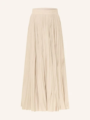 Weekend Max Mara Spódnica Plisowana Foggia beige