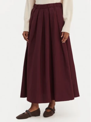 Weekend Max Mara Spódnica trapezowa Curvato 2615101051 Bordowy Regular Fit
