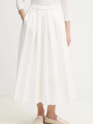 Weekend Max Mara spódnica z dodatkiem lnu PIO