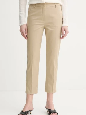 Weekend Max Mara spodnie damskie bawełniane z elastanem CECCO