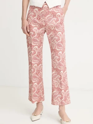 Weekend Max Mara spodnie damskie bawełniane z elastanem ONDE