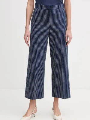 Weekend Max Mara spodnie damskie MARINA granatowy
