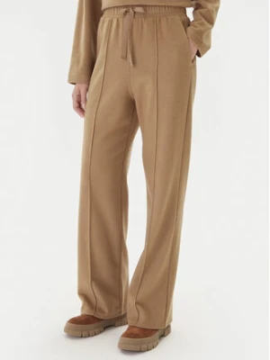 Weekend Max Mara Spodnie dzianinowe Sponda 2525786022 Beżowy Straight Fit