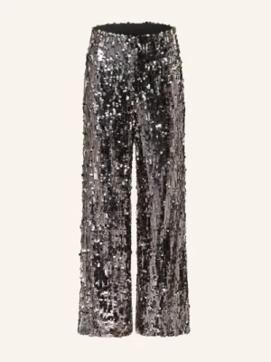 Weekend Max Mara Spodnie Marlena cabreo1234 Z Cekinami schwarz