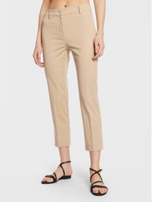 Weekend Max Mara Spodnie materiałowe Cecco 23513106 Beżowy Slim Fit