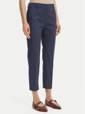 Weekend Max Mara Spodnie materiałowe Cecco 2615131082 Granatowy Regular Fit