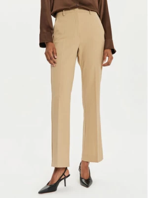 Weekend Max Mara Spodnie materiałowe Estasi 2425136032 Beżowy Straight Fit