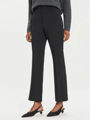 Weekend Max Mara Spodnie materiałowe Estasi 2425136032 Czarny Straight Fit