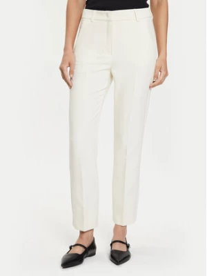 Weekend Max Mara Spodnie materiałowe Freda 2425136031 Écru Regular Fit