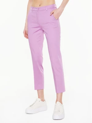 Weekend Max Mara Spodnie materiałowe Gineceo 23513107 Fioletowy Slim Fit