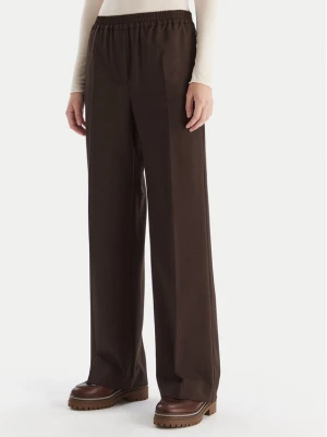 Weekend Max Mara Spodnie materiałowe Petra 2525136032 Brązowy Regular Fit