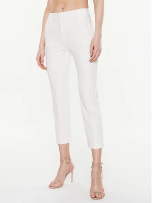 Weekend Max Mara Spodnie materiałowe Rana 2351310137 Écru Slim Fit