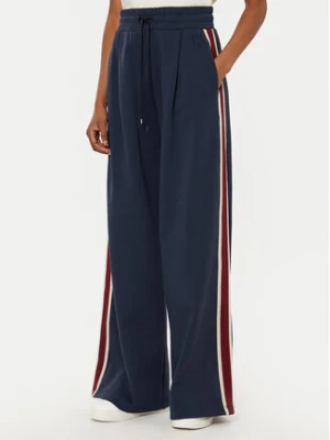 Weekend Max Mara Spodnie palazzo Marsala 2515781011 Granatowy Wide Leg