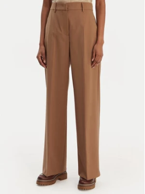 Weekend Max Mara Spodnie palazzo Visivo 2615131041 Brązowy Relaxed Fit