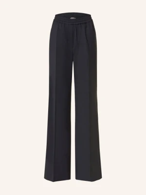 Weekend Max Mara Spodnie Petra blau GRANATOWY