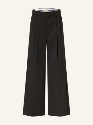 Weekend Max Mara Spodnie Typu Marlena Ovvio schwarz CZARNY
